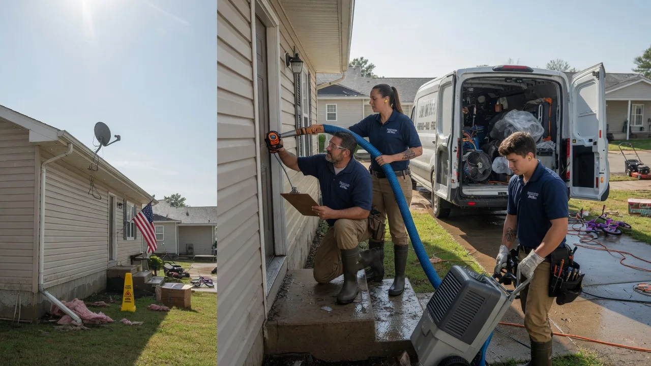 Ceiling Water Damage Restoration in Belvidere, NE near me